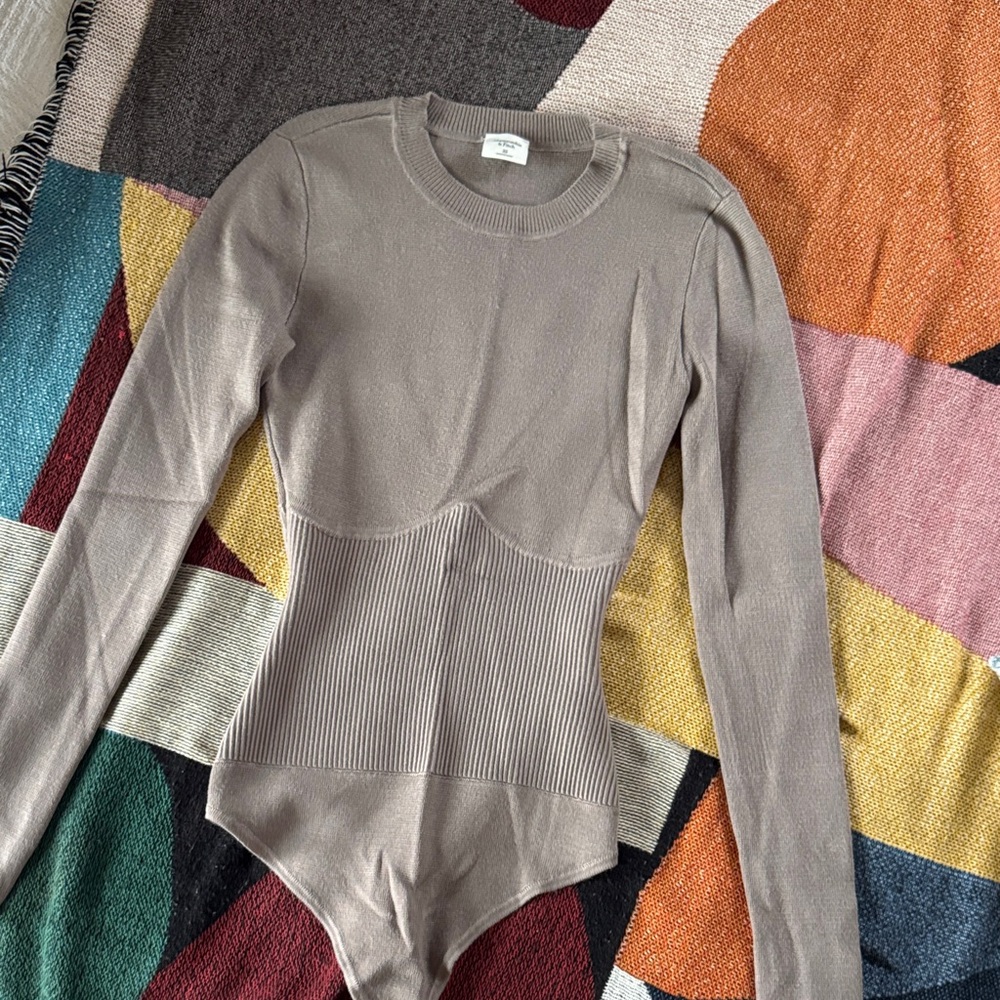 Abercrombie Long Sleeve Bodysuit, NWOT!